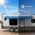 Fonzier RV Awning Fabric Replacement Premium Grade Weatherproof Vinyl