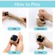 thumbnail image 2 of Stress Dog Hand Stress Balls Juguetes para los Dedos Alivio del estrés Bola para apretar 2 Piezas Perro Apretón Bolas Brillantes Sensorial Fidget Stretch Ball Descompresión Anx, 2 of 5