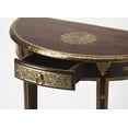 thumbnail image 4 of Butler Specialty Artifacts Demilune Console Wood Table In Dark Brown, 4 of 5
