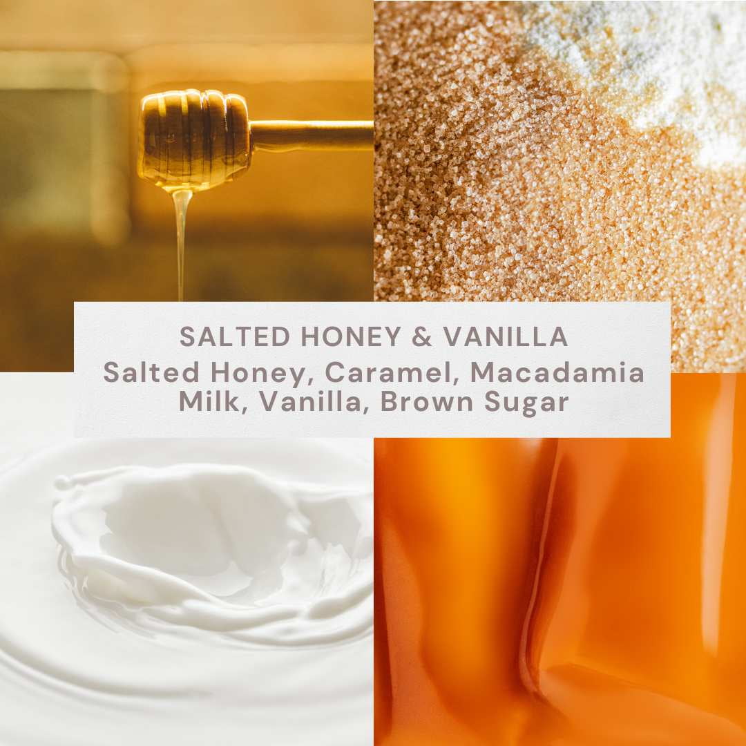 (4 pack) Better Homes and Gardens Salted Honey and Vanilla Scented 2-Wick Ombre Jar Candle 12oz.
