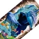 thumbnail image 2 of Moyic Imágenes de mosaico de diamantes de imitación de cristal, tres delfines, taladro completo, arte impresionante, aplicaciones amplias Artesanía, 2 of 6