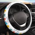 thumbnail image 5 of Vsdgher Gnomes Summer Pattern Elastic Car Steering Wheel Cover,Car Wheel Cover Protector Car Accessory for Steering Wheel with a Diameter of 14.5"-15", 5 of 6