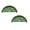 Green-2Pcs, variant on 2 Pcs Aquarium Cave Decor for Shrimp Fish, Black Half Moon Shrimp Hideout Ornament, Hallowed Cave Terrarium Habitat Decoration, Landscape Statue for Hiding Tools Supplies for Freshwater Tank Setup