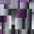 thumbnail image 6 of BizChair Modern Contemporary Area Rug, Purple Grey Black (8 Feet X 10 Feet), 6 of 6