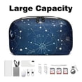 thumbnail image 3 of Constellation Waterproof Oxford Cloth Travel Organizer for Electronic Devices with USB Pouch, Charger Pouch, Charger Bag Organizer, and Phone Cable Organizer, 5.9x9.44x3.14 in, 3 of 6