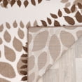 thumbnail image 4 of Modern Floral Circles Brown 6'6" Round Area Rug, 4 of 4