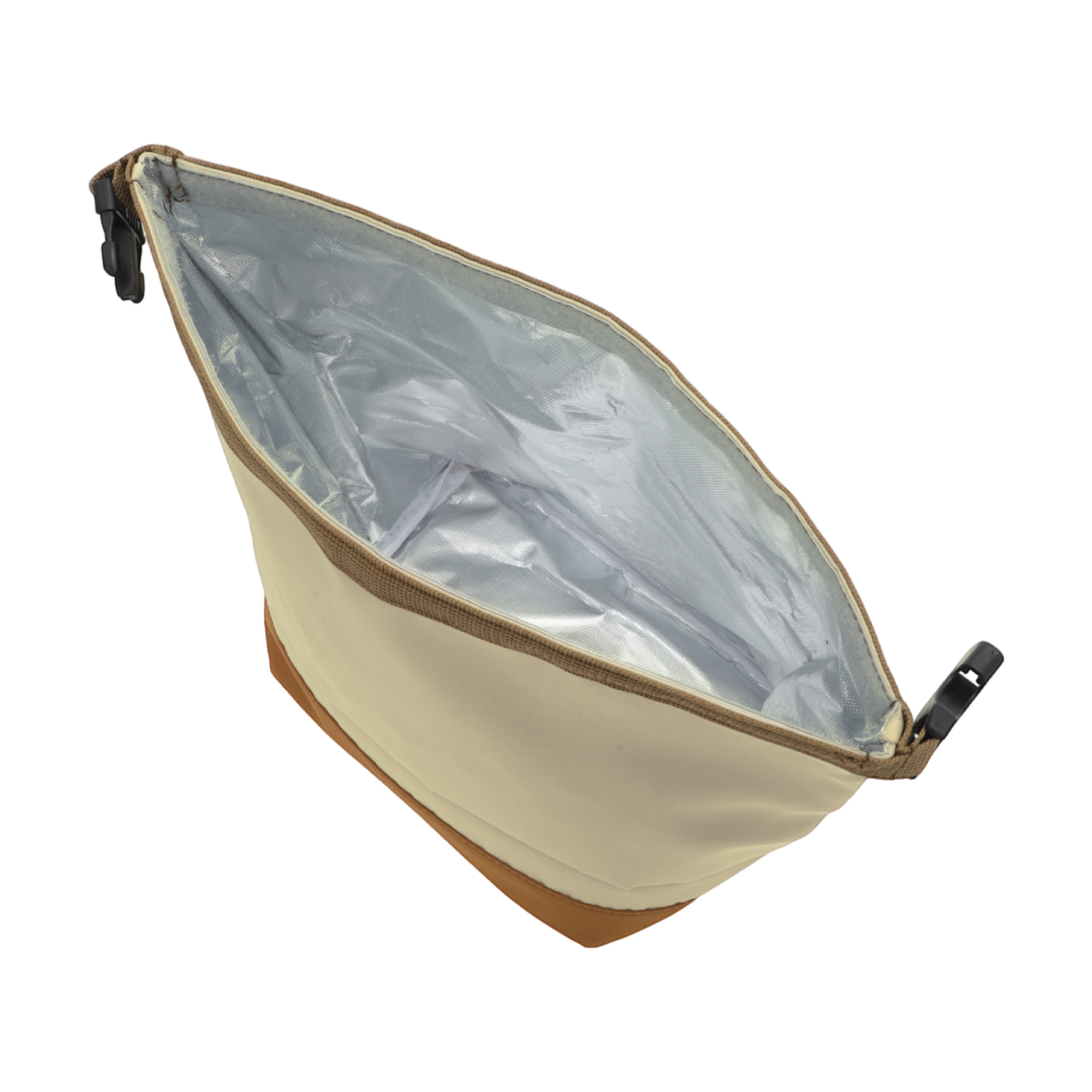 Unique Bargains Insulated Lunch Tote Cooler for Work 13.78"x5.91"x11.02" 1 Pc Brown