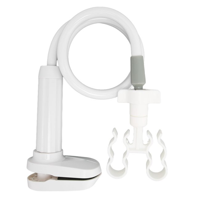Fugacal Soporte de tubo para máquina de respiración, base espiral flexible Soporte de manguera de máquina de respiración de rotación multidireccional para evitar caídas para uso en Fugacal No se aplica
