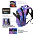 thumbnail image 5 of FORMRS Kids School Backpack Elementary Student Unisex Travel Bookbag with Reflective Stripes, Purple Starfish Pattern, 5 of 7