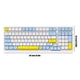 thumbnail image 4 of K3 MAX Gaming Keyboard 100 Keys Gamer Keypad para PC Gamer (eje verde limón), 4 of 8