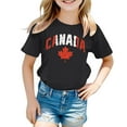 thumbnail image 4 of MEZZALL T-Shirt à Manches Courtes pour Filles, Col Rond, Été, Coupe Décontractée, Basique, Noir, 12-13 Ans, 4 of 4