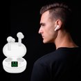thumbnail image 4 of Latrodar Bluetooth 5.0 Headset Wireless Earphones Mini Earbuds Stereo Headphones Earbuds Headsets With Microphone Secure White 4.8x3.6 Inch Home Gadgets, 4 of 4