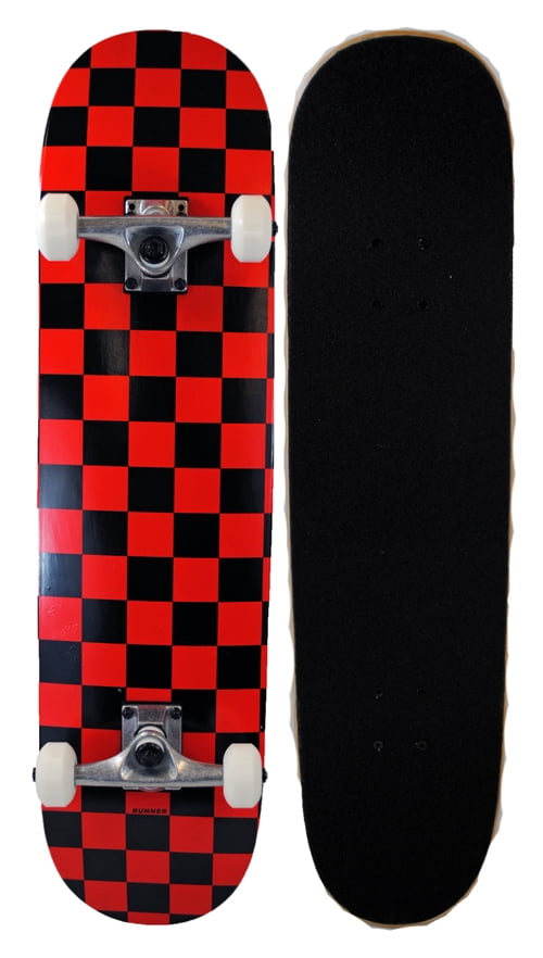 Red S4O Complete Full Size Standard Maple Deck Skateboard 