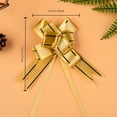 thumbnail image 5 of CUITING 50 Pcs Festive Christmas Gift Bows - White  Black  Pink  and Golden - Artistic Bow Ties for Gift Wrapping - No Feathers Included, 5 of 6