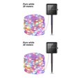 thumbnail image 2 of Advancent 100/200/400 LED Lámpara de luz solar para exteriores para vacaciones Fiesta de Navidad Luces de hadas impermeables Guirnalda de Type1 NO1, 2 of 6