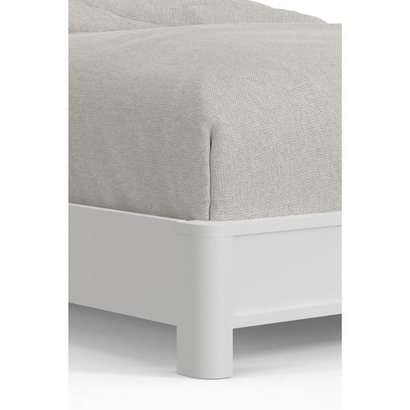 Alpine Furniture Stapleton Queen Panel Bed, White
