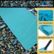 thumbnail image 1 of Microfiber Travel Towel for Travel in Different Sizes Quick Drying Sweat Absorbent Widely Used Bath Towel for Gym Sport Outdoor Light Blue, 1 of 5