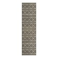 thumbnail image 2 of Unique Loom Outdoor Trellis Collection Area Rug - Dalyan (2' 7" x 10' Runner Black/Natural), 2 of 10