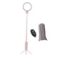 thumbnail image 2 of Anillo de luz para Selfie de 10 "con trípode, soporte para teléfono, multifunción, fácil instalación, luces LED circulares plegables para reuniones, Rosa Hugo Soporte para trípode con luz anular, 2 of 10