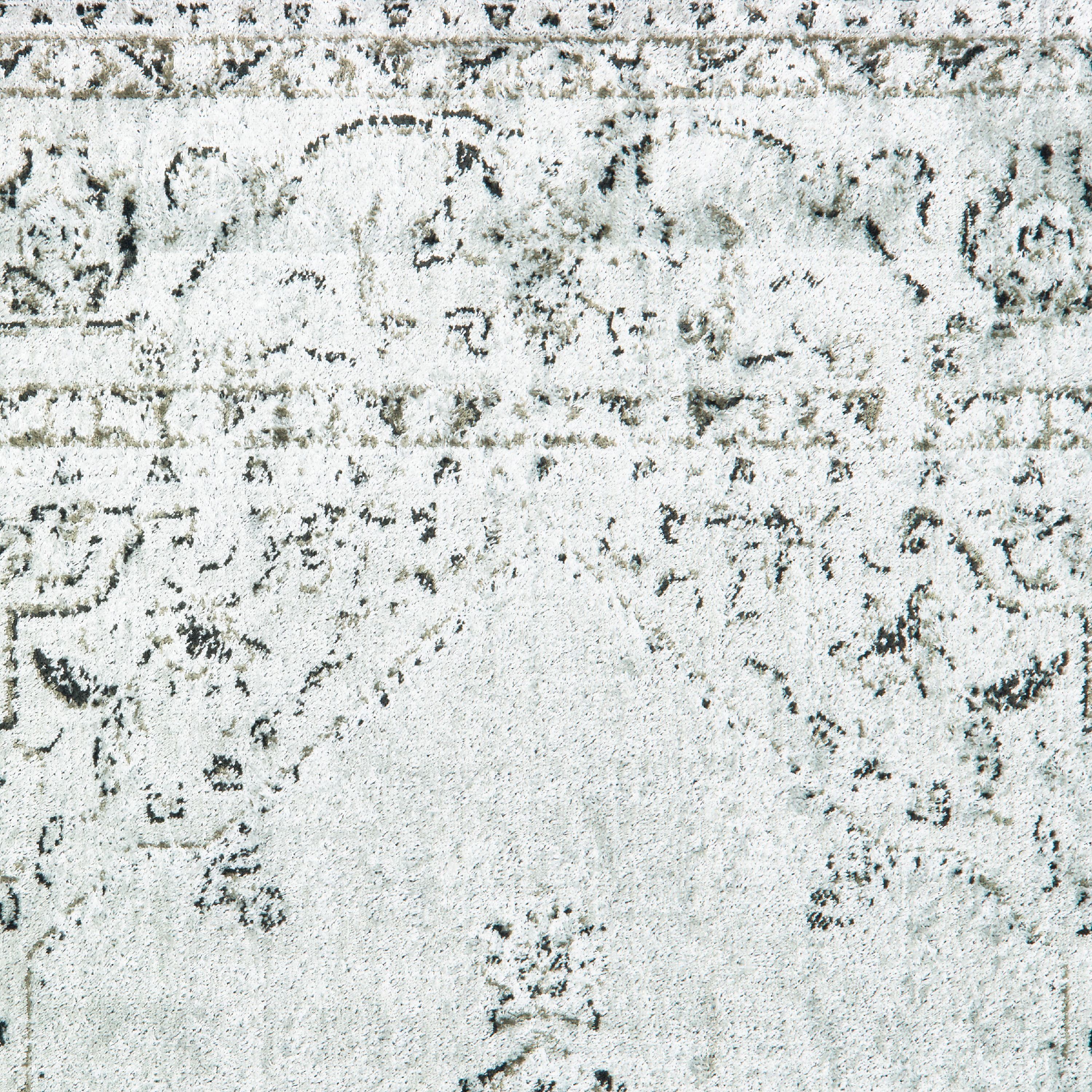 United Weavers Bedivere Lionel Oriental Silver Woven Viscose Area Rug or Runner
