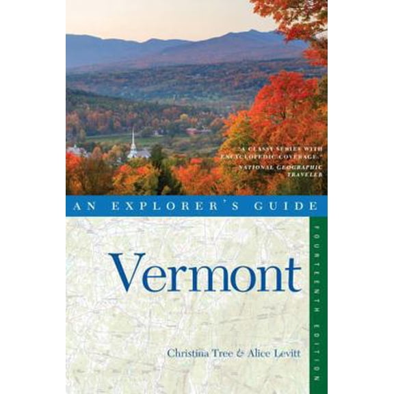 Pre-Owned Explorer's Guide Vermont (Paperback) 1581572816 9781581572810