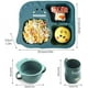 thumbnail image 2 of Juego De Platos De Cena, Juego De Platos Para Niños, Platos Y Platos Para Niños De 6 Piezas, Tazón Para Niños, Taza, Cuchara, Tenedor, Pequeño Dinosaurio De Dibujos Animados, Rosa Adepaton LN-2093-1, 2 of 6