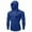 Blue, variant on BXINGOHAI Sun Shirt UPF 50+ Men's Fishing Long Sleeve Hooded Hiking Swimming Running UV Protection Hoodie Gray,M