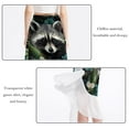 thumbnail image 2 of Raccoon Chic Chiffon Summer Beach Dresses for Women with Polyester Straps, 2 of 6