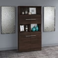 thumbnail image 6 of Office 500 5-Shelf Bookcase with Doors in Black Walnut - Engineered Wood, 6 of 6