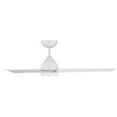 thumbnail image 3 of WAC Mocha 54" Matte White Dimmable LED Smart Ceiling Fan with Remote Control, 3 of 11