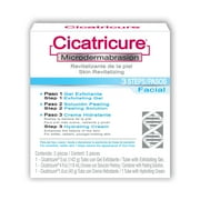 Cicatricure Microdermabrasion System 3-Component Facial Kit, 1 Ea, 3 Pack