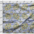 thumbnail image 2 of Soimoi Sea Shell Print,Cotton Cambric, Quilting Fabric Sold by The Yard 42 Inch Wide, Medium Weight Cotton Fabric, SewingSupplies,Light Blue & Green, 2 of 5