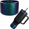 thumbnail image 1 of wonima44 Tumbler Boot for Stanley Quencher 40/30/20 oz Tumbler & IceFlow 30/20oz, Chameleon Gradient Silicone Stanley Boot Stanley Bottom Protector Anti-Slip Cup Sleeve, Stanley Cup Accessories, 1 of 1