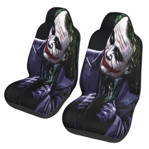 Joker Car Seat Cover for Front Seat Cushion Protectors 2 Pcs Car Accessories Bucket Seat Covers