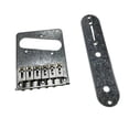 thumbnail image 3 of lionlar Saddle Bridge Plate Sturdy Hardtail Bridge for Musical Instrument silver, 3 of 9
