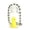 Yellow, variant on Luminous Mini Ghost Keychain Pendant, Cute Spooky Pocket-Sized Halloween Glowing Decorations, Rustproof Waterproof Ring Clasp Backpack Accessory for Purse Bag Daily Decor Layout