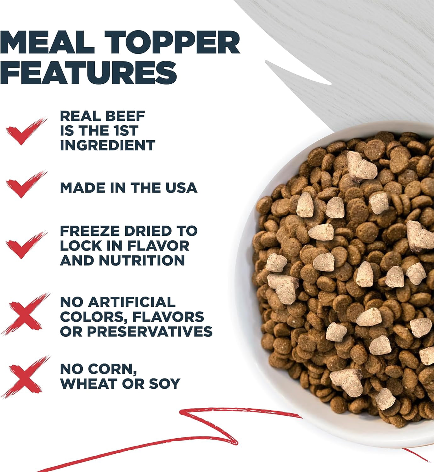 Blackwood Meal Toppers Beef & Sweet Potato Recipe Training Treat & Food Topper for Dogs, 8 oz Bag