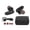 Black Gray, variant on Riousery Language Translator Earbuds Bluetooth 5.0 Wireless Noise Reduction Translating Device, Supports 74 Languages & 70 Accents, 4.72 inches / 12 cm Package, Black Red