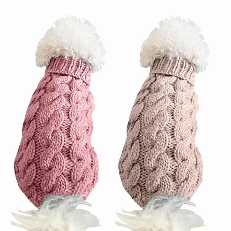 VicTsing Dog Clothes Dog Knitted Thin Section Warm Sweater Pullover Knitwear Pet Knitting ...