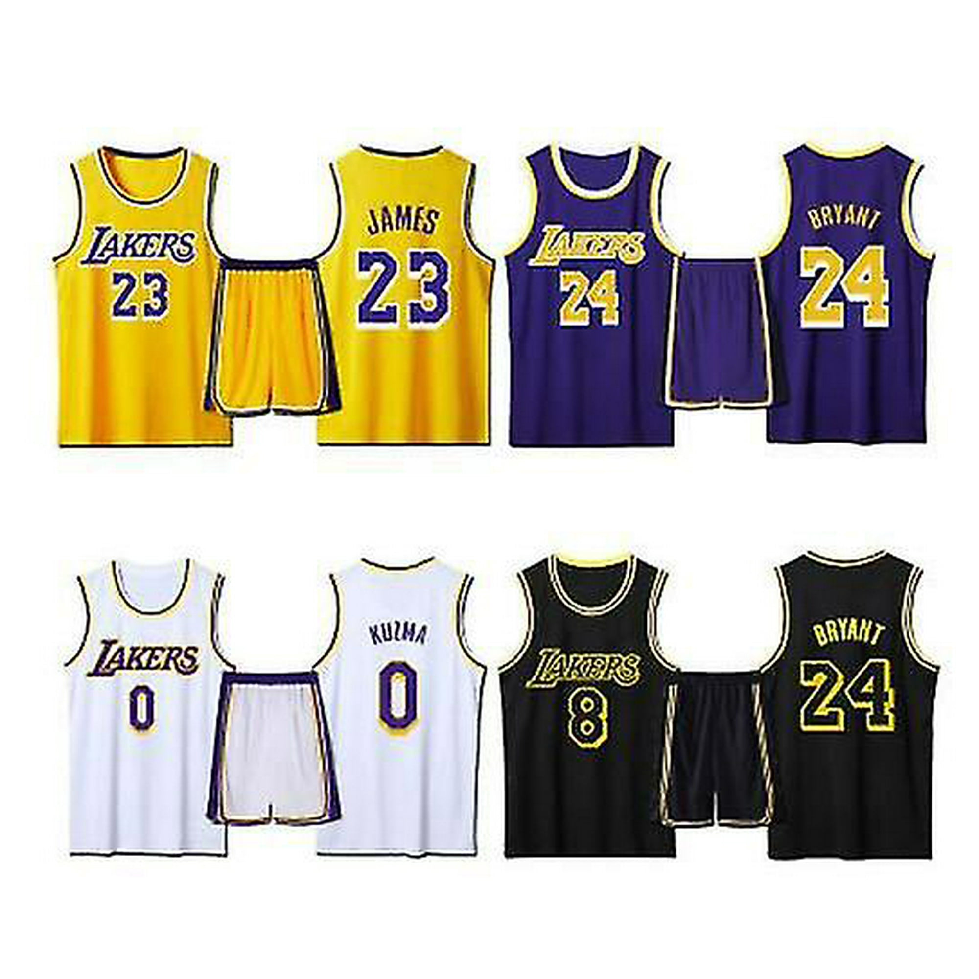 23 Lebron James Basketball Jersey Set Lakers Uniform For Kids Teens New i 1a b Walmart