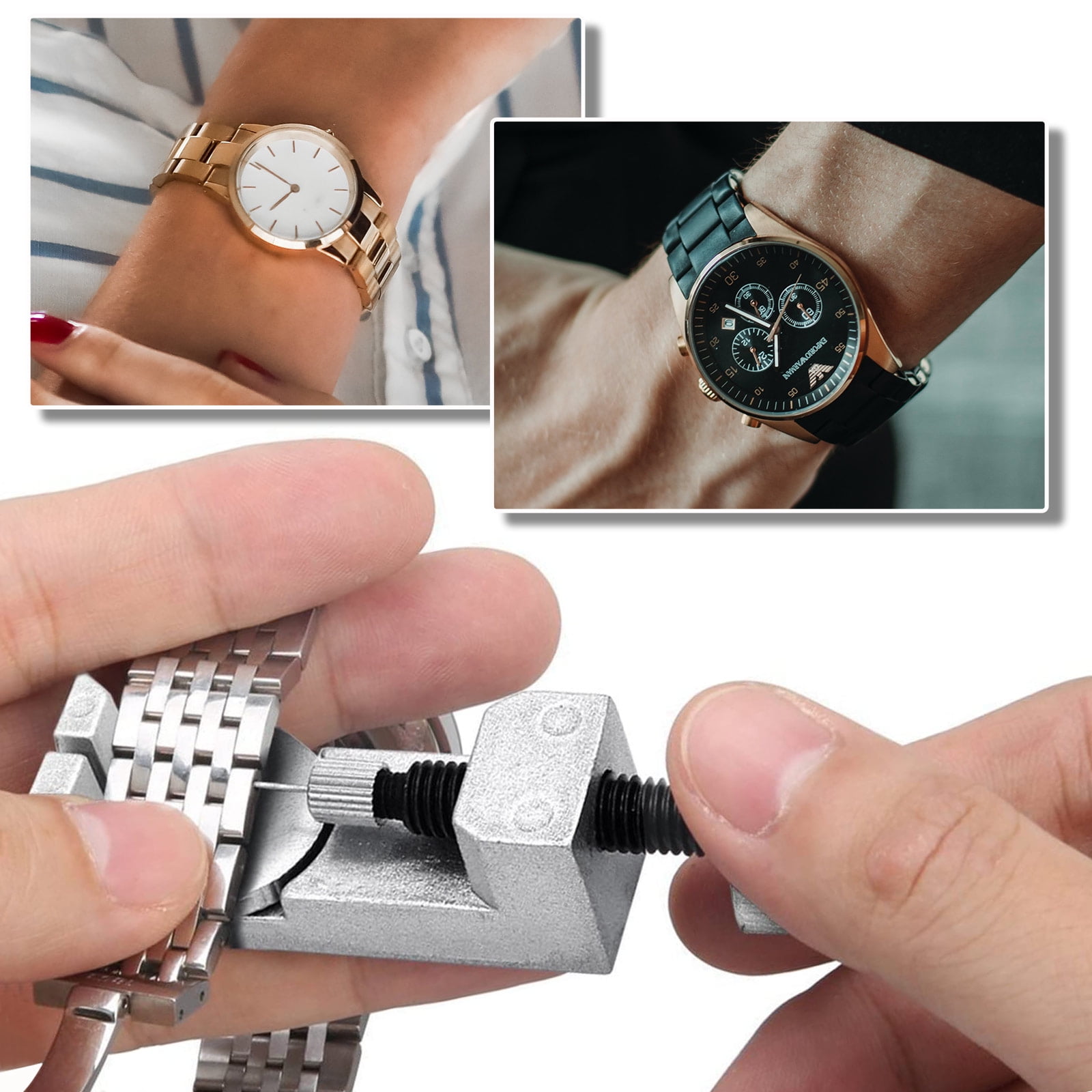 Metal Watch Band Links How To Remove Links From Armani Watch