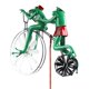 thumbnail image 5 of Viento De Metal Para Bicicleta, Hecho A Mano, Rana, Gato, Conejito, Mantis, Escultura Para Decoración De Jardín Y Césped sonducket HA045085-01, 5 of 6