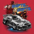 thumbnail image 3 of If It Shifts It Drifts V-Neck T-shirt Racing Custom Culture Classic Japanese Car Drift Cars Driver Subculture Tee, 3 of 7