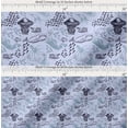 thumbnail image 2 of Soimoi Cotton Voile Fabric Octopus,Whale & Jellyfish Ocean Printed Fabric 1 Yard 56 Inch Wide, 2 of 7