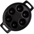 thumbnail image 3 of CRILSTYLEO Ceramic Snail Plate Baking Dish Escargot Serving Dish for Home Restaurant Wear-resistant for Shell Foods, 3 of 8