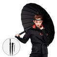 thumbnail image 1 of Paraguas JustClick MX Grande Forma Katana Samurai, 1 of 9