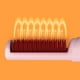 thumbnail image 5 of Electrodomésticos Peine alisador de cabello inalámbrico Peine negativo No daña el cabello Mini rizador portátil Rizador Peine férula Cepillo de pelo eléctrico, 5 of 5