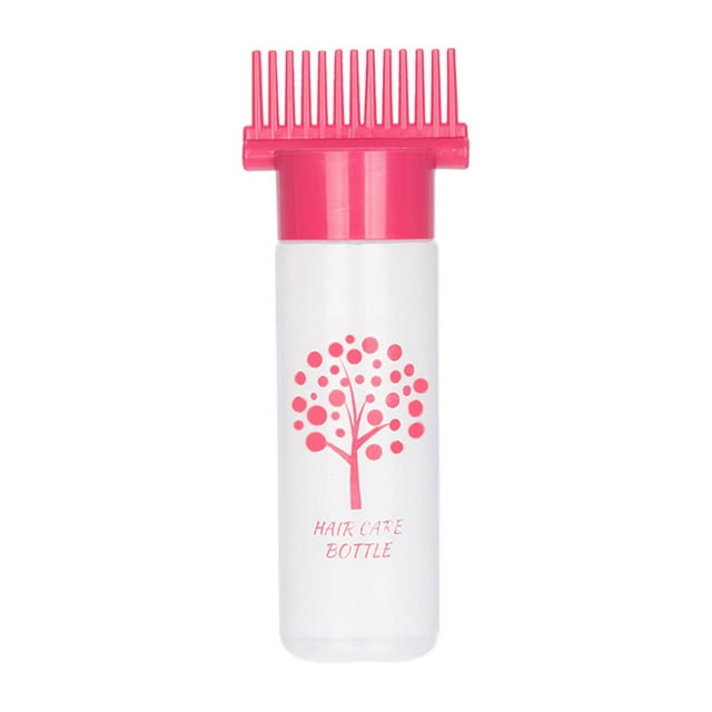 HILABEE Hair Dye Bottle Applicator Brush Hair Coloring Dyeing Dispensing Container Empty Rose