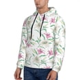 thumbnail image 3 of Daiia Lilies Flowers for Men's Fashion Hoodies & Sweatshirts with Kangaroo Pocket Hooded Sweatshirt Breathable & Moisture Wicking-Medium, 3 of 7