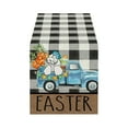 thumbnail image 2 of Table Cloth Clearance Easter Table Flag Holiday Bunny Egg Little Printed Vintage Easter Decor Tablecloth Easter Home Decorations, Home Textile Table Cloth, 2 of 4